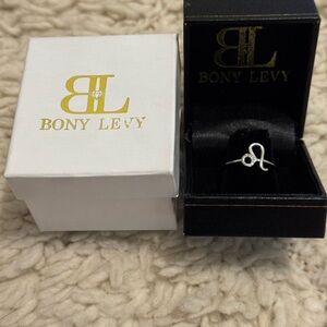 Bony Levy Leo Zodiac diamond ring - 18K White Gold